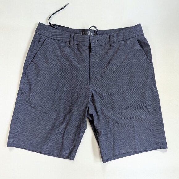 Hang Ten Men's Hybrid Shorts SZ 38 Quick Drying Navy Stretch Golf - Picture 1 of 8
